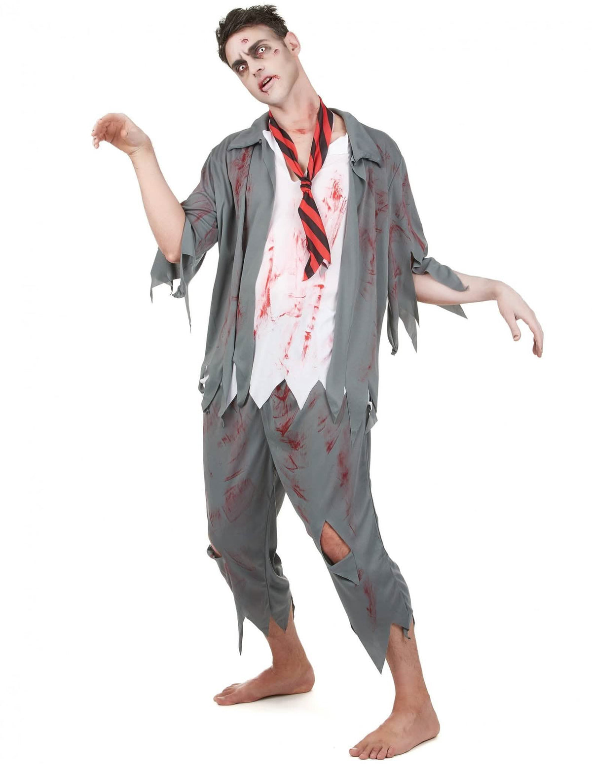 Zombien koulupuku - Halloween asusetti aikuisille