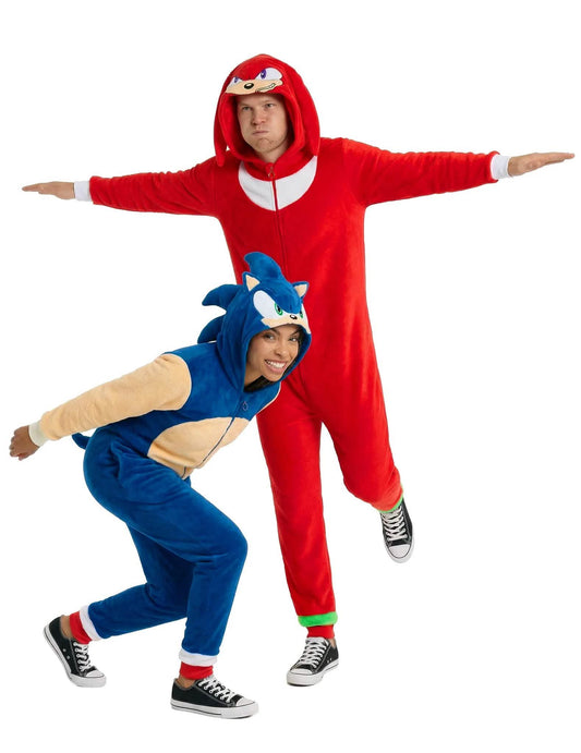 Sonic ja Knuckles™ -yhdistelmäasu pariskunnalle - Aikuiset