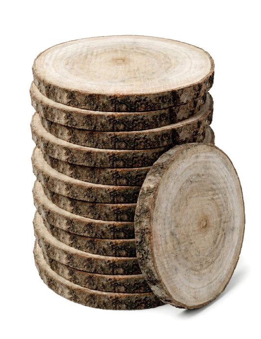 12 luonnonpuupölkkyä 13–17 cm