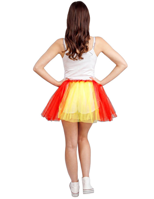 Espanja-kannattajan tutu, punainen ja keltainen, 39 cm