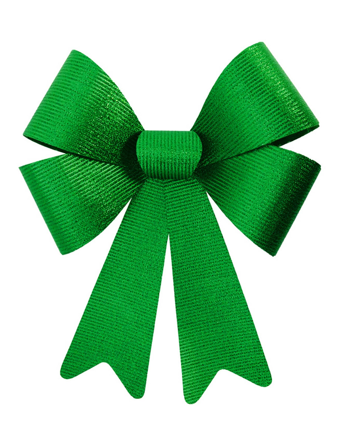 Nœud brillant pour décoration vert
