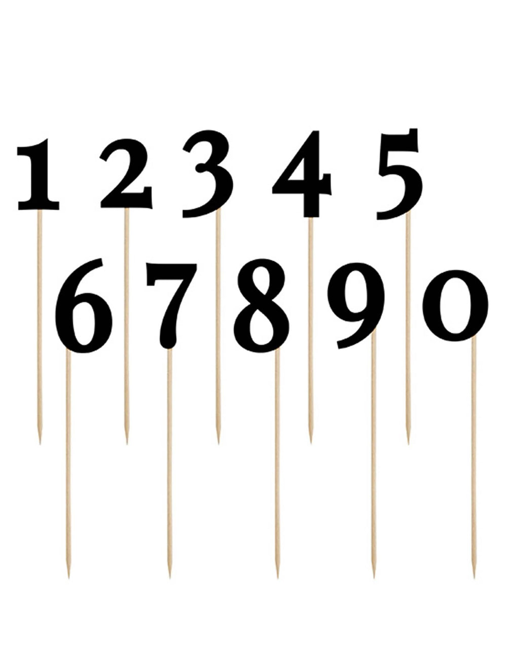 10 numeroa piikkiin juhlaan mustia kartongista
