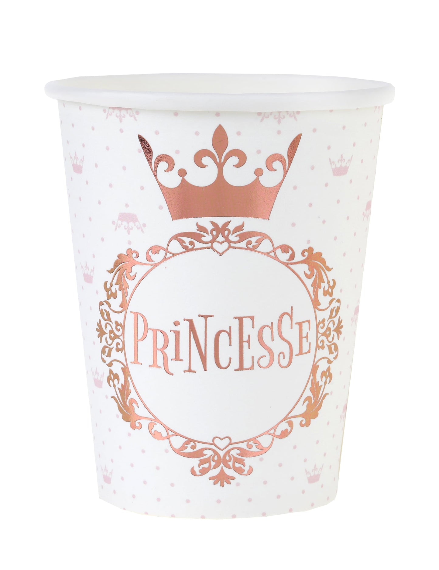 Gobelets Princesse pour enfant rose gold