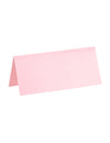 Marque-place rectangle pour fête rose clair en carton