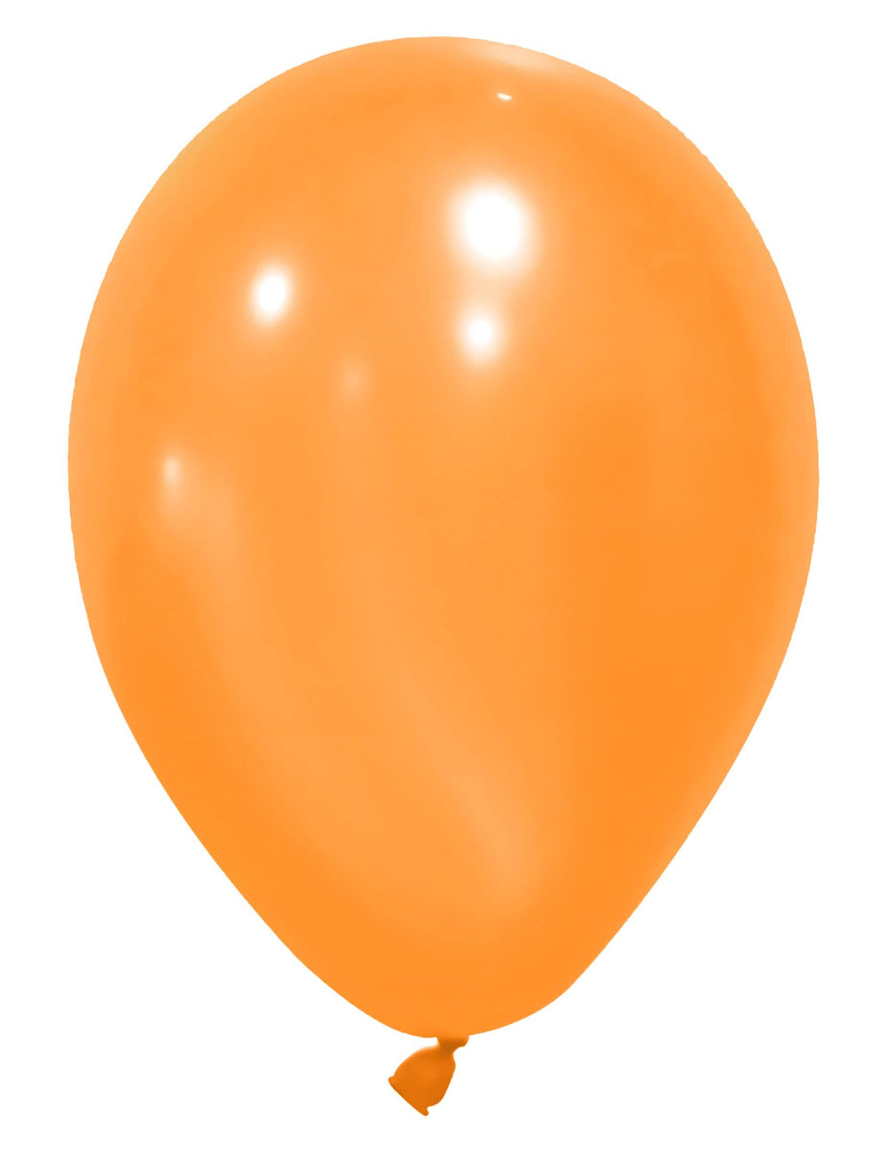 Juhlakoristeena käytettävä oranssi ilmapallo