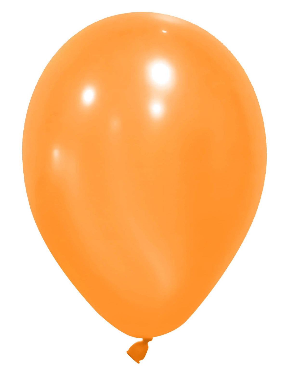Juhlakoristeena käytettävä oranssi ilmapallo