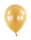 Mini ballons latex métallisés pour arche dorés