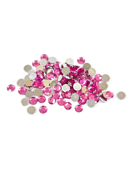 Confettis de table ronds pour anniversaire fuchsia