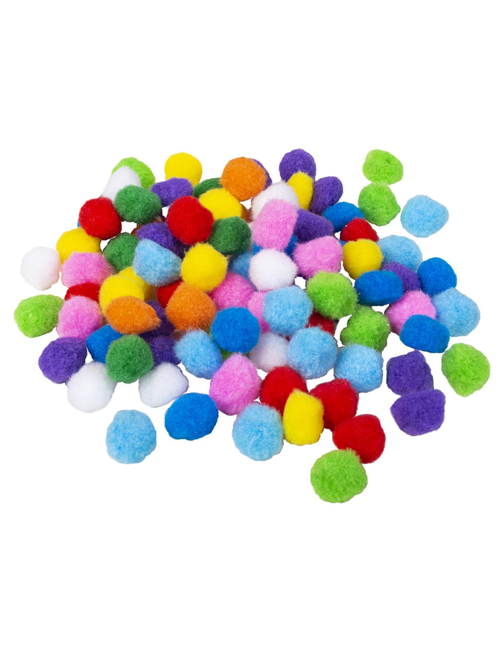 Pompons pour décoration de fête multicolores