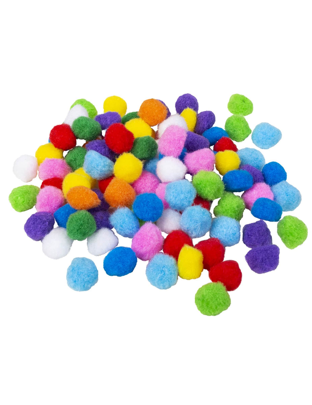 Pompons pour décoration de fête multicolores