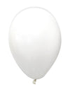 Ballons métallisés pour fête blancs