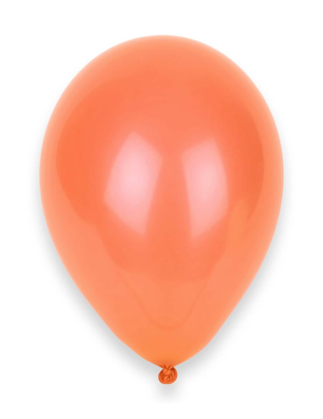 Ballons pour décoration couleur pêche lot de 12