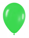 Ballons verts pour fête vert uni