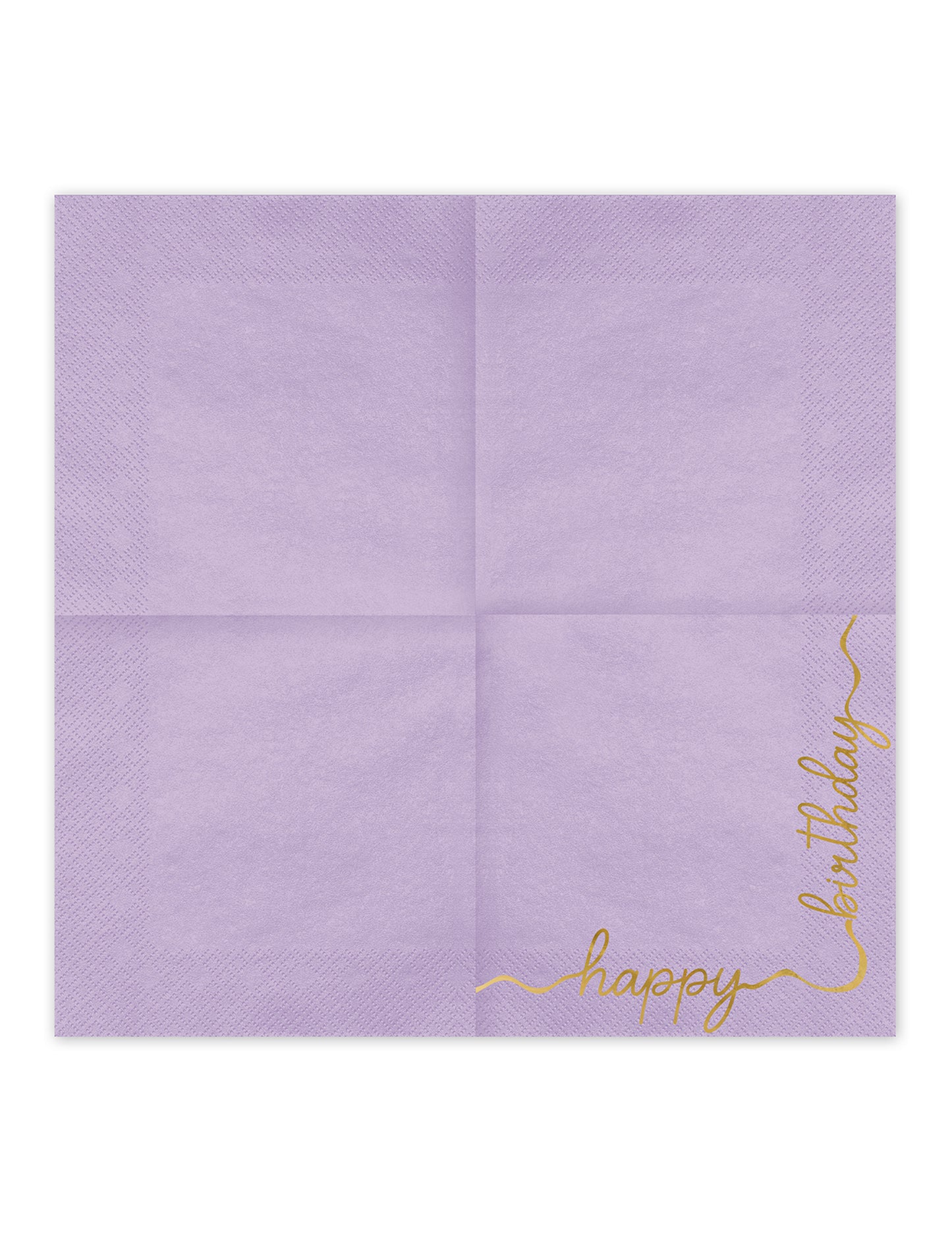 12 Paperilautasliinaa Happy Birthday pastelli ja kulta 33 × 33 cm