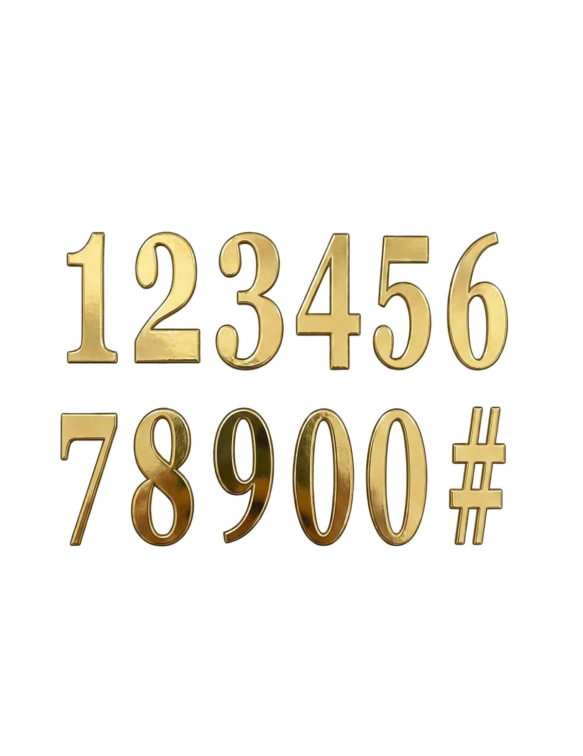 Tarrattavat numerot synttärit kulta