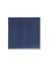 Serviettes cocktail décoration de table bleu marine et bleu orage bi-color