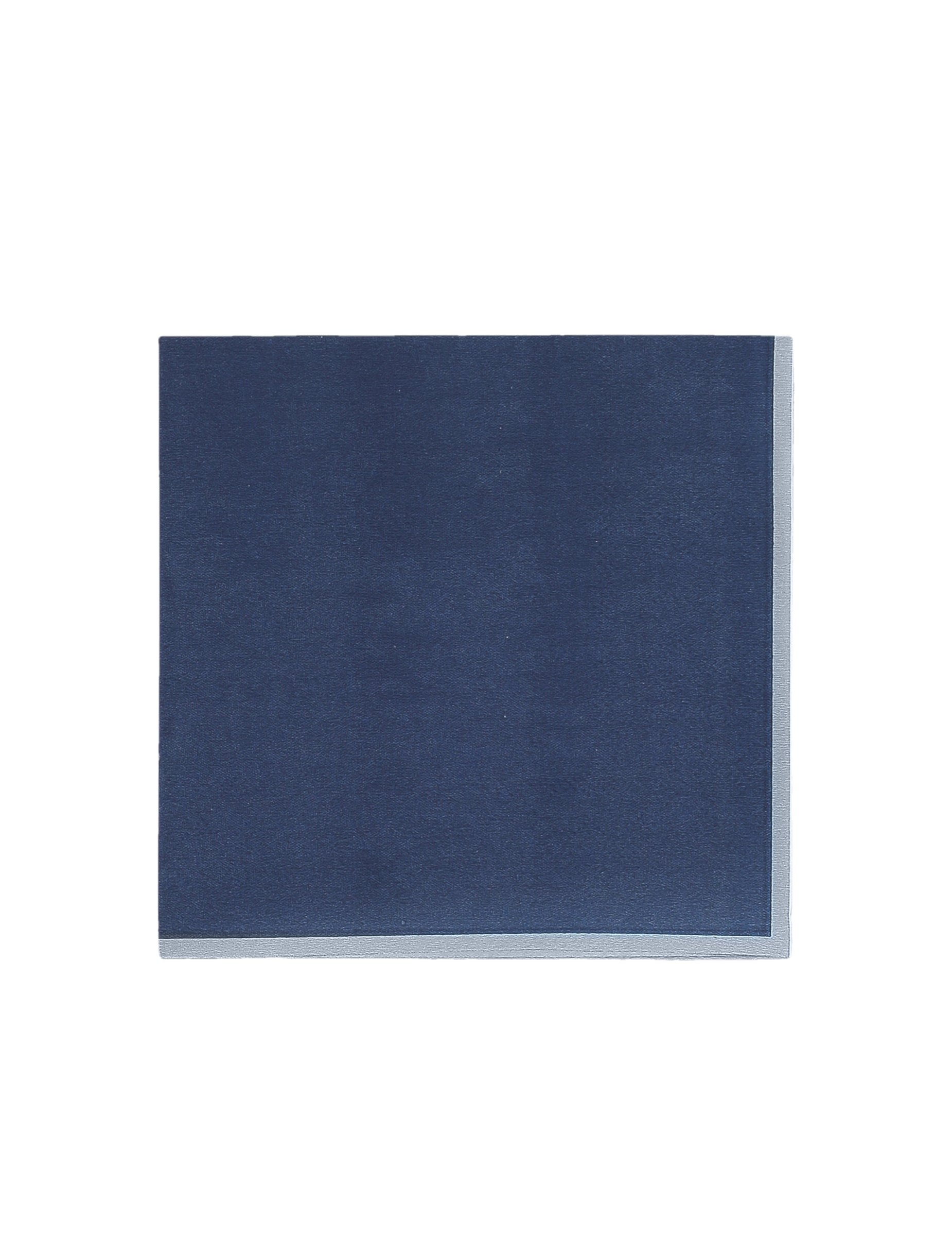 Serviettes cocktail décoration de table bleu marine et bleu orage bi-color
