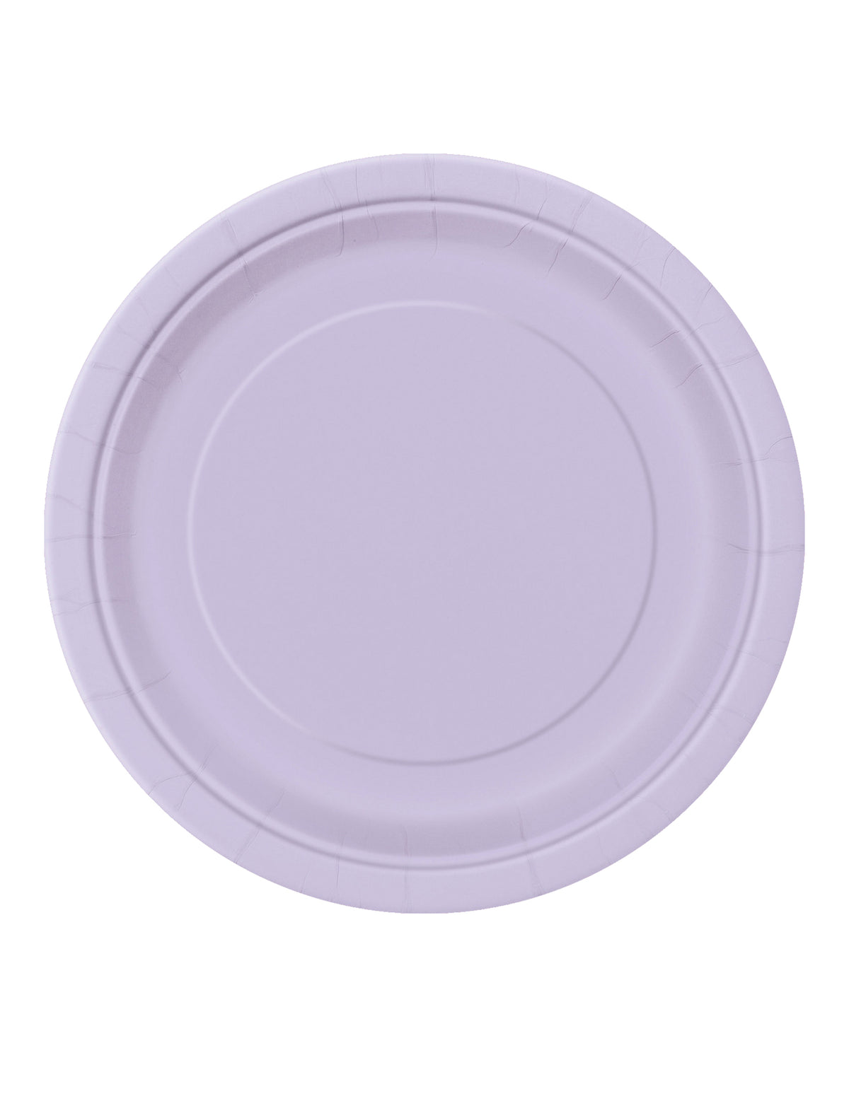 Assiettes en carton lavande pour table couleur lavande