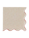16 kpl Cottage Living Vichy-paperiservettejä 33 x 33 cm