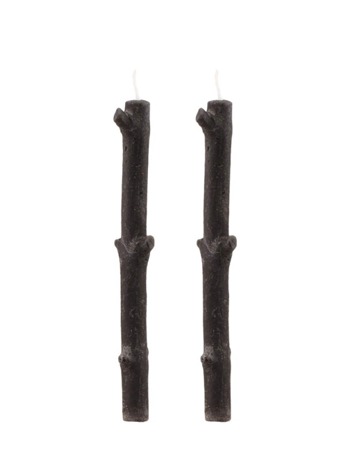 Bougies branches d'arbre noires
