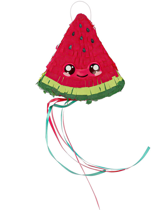 2 Kawaï Party -minipiñataa vesimeloni & avokado 15 cm