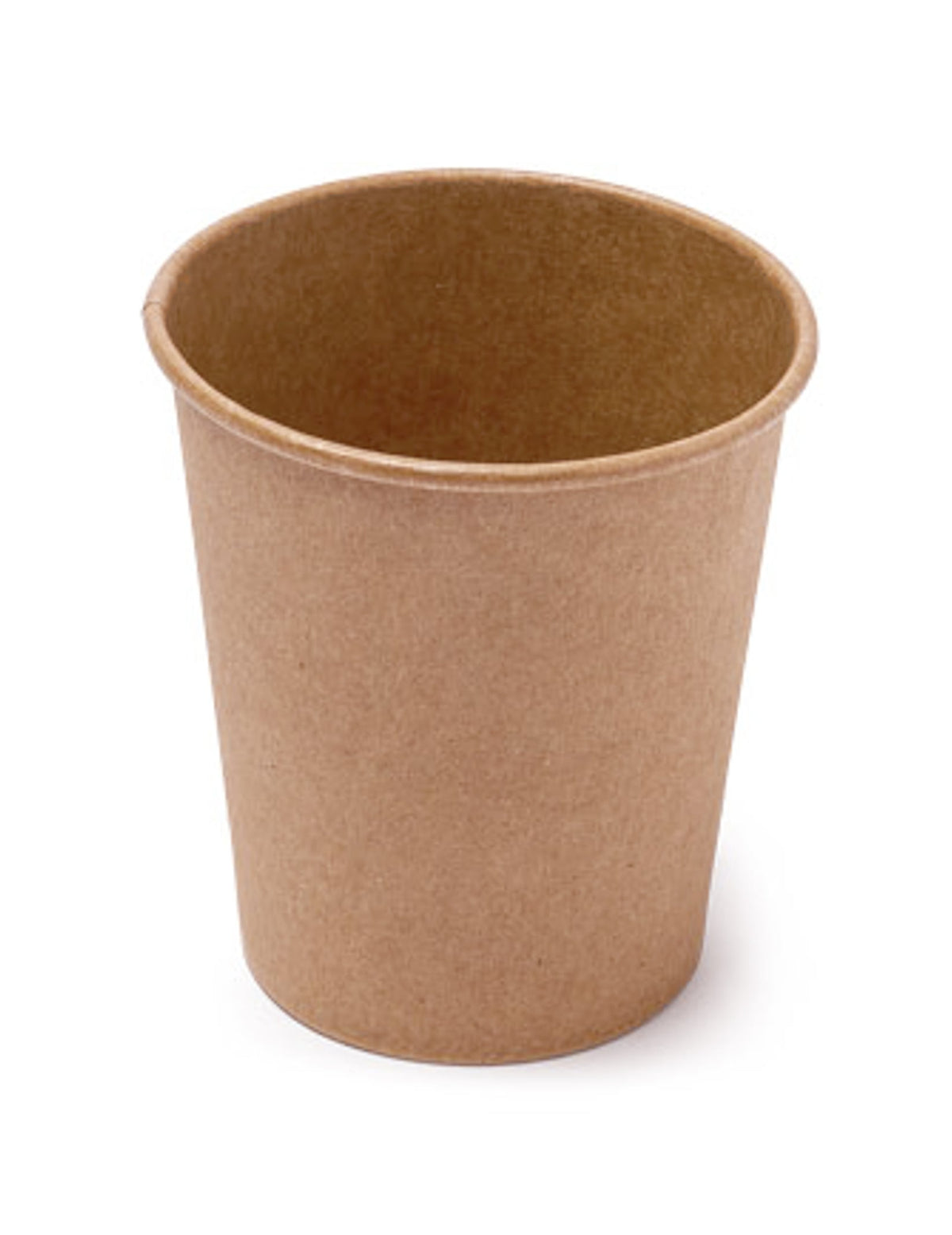 Gobelets en carton kraft pour fête marron 200 ml