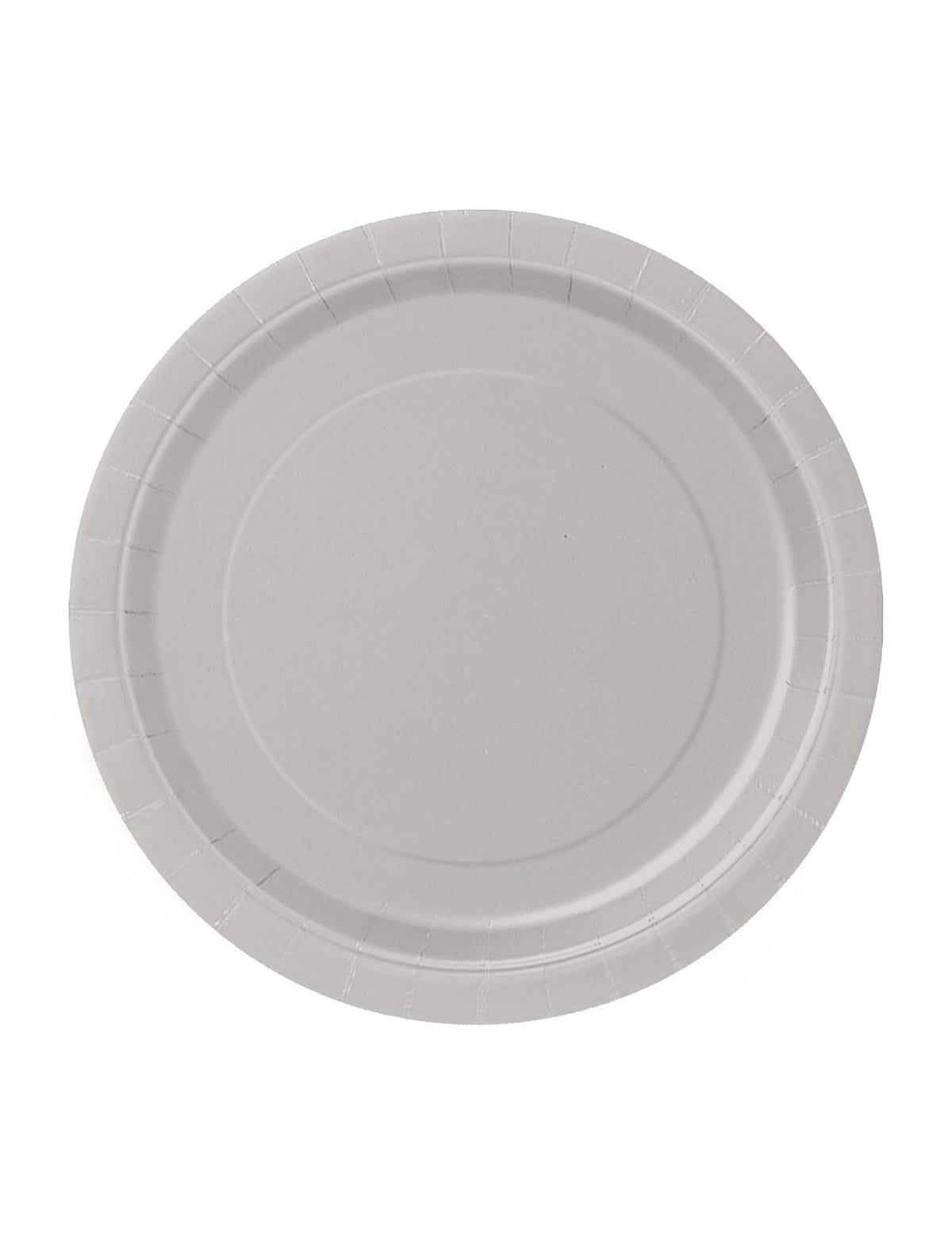 Assiettes en carton pour fête argent