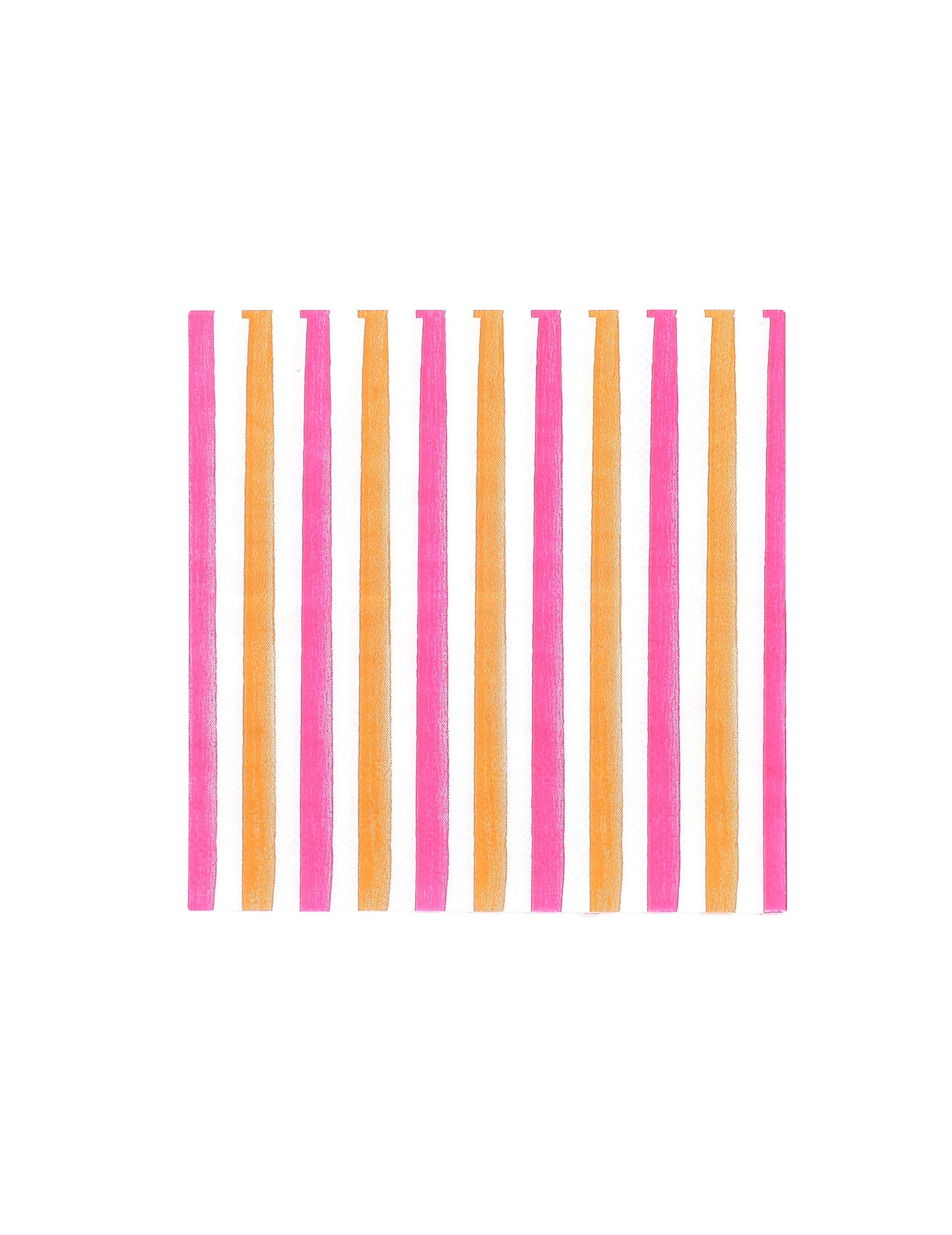 20 Petites serviettes à cocktail en papier Pink Limonade 24 x 24 cm