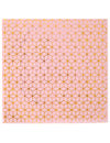 Serviettes en papier motif géométrique pour fête rose et cuivré