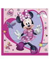 Serviettes en papier Minnie Junior pour enfant roses à pois