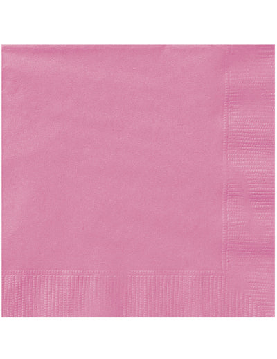 Serviettes en papier pour anniversaire et baptême roses