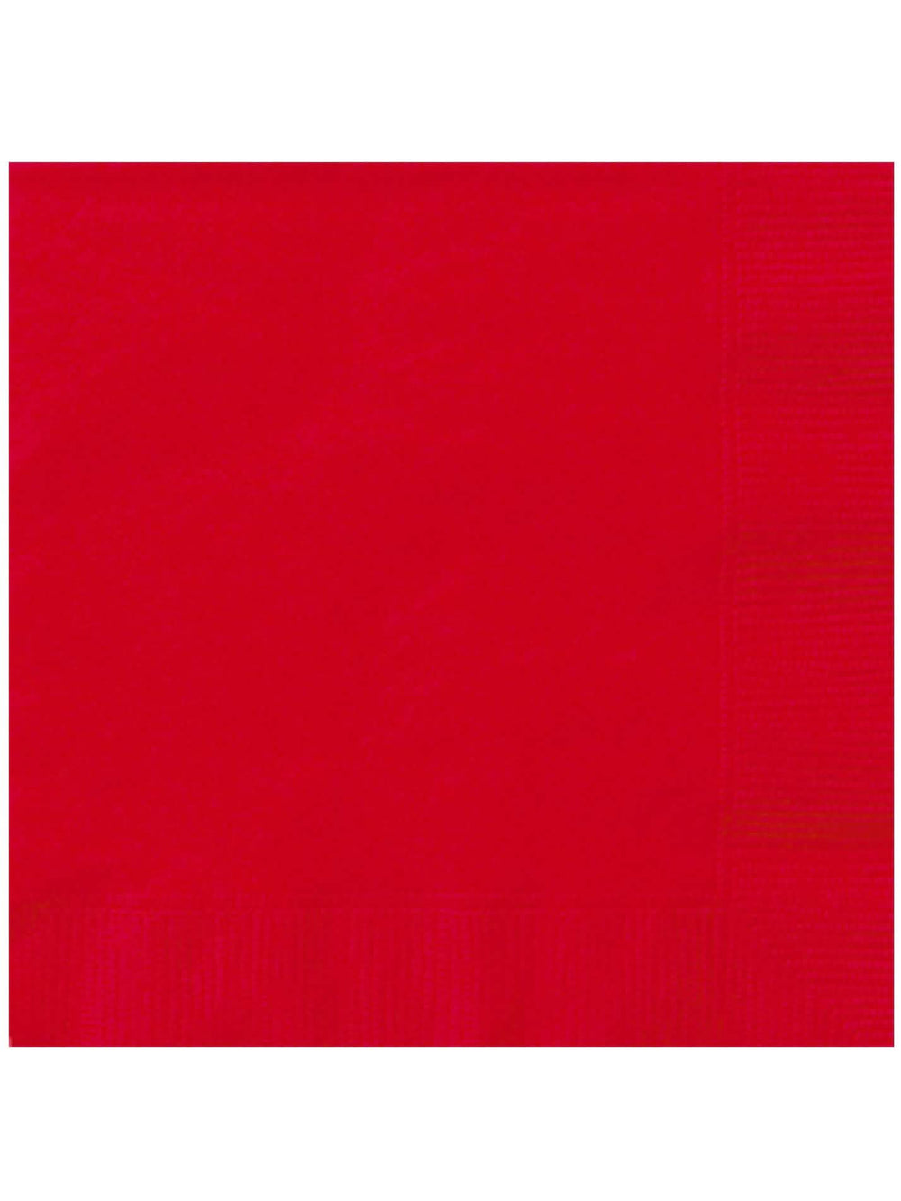 Serviettes en papier pour fête rouges jetables lot de 20