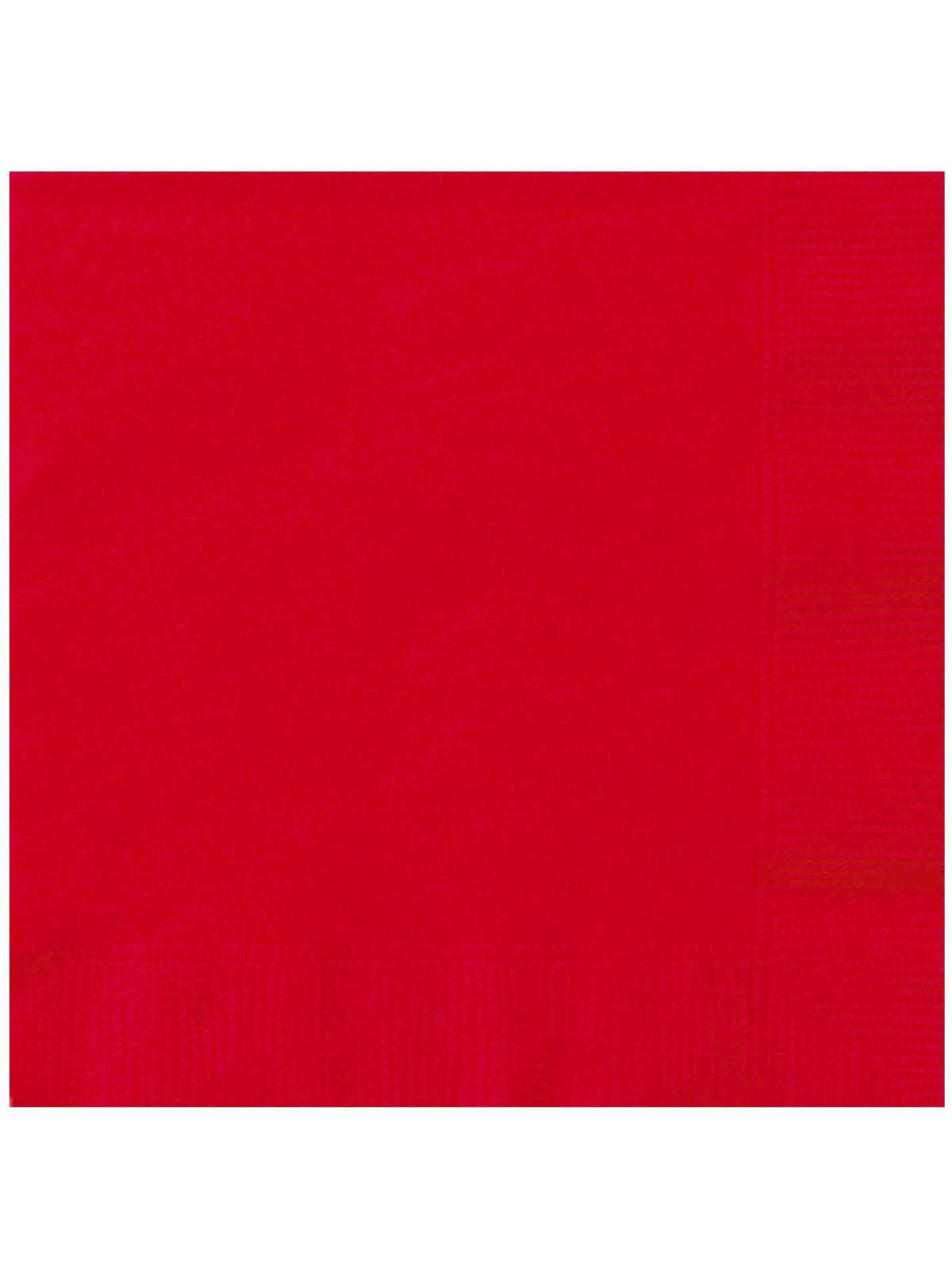 Serviettes en papier pour fête rouges jetables lot de 20