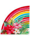 Serviettes papier Aloha pour fête multicolores à fleurs d'hibiscus
