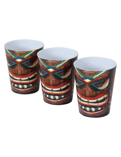 3 havaijilaista tiki-shottilasia