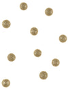 Boules de décoration pailletées pour fête or en mousse