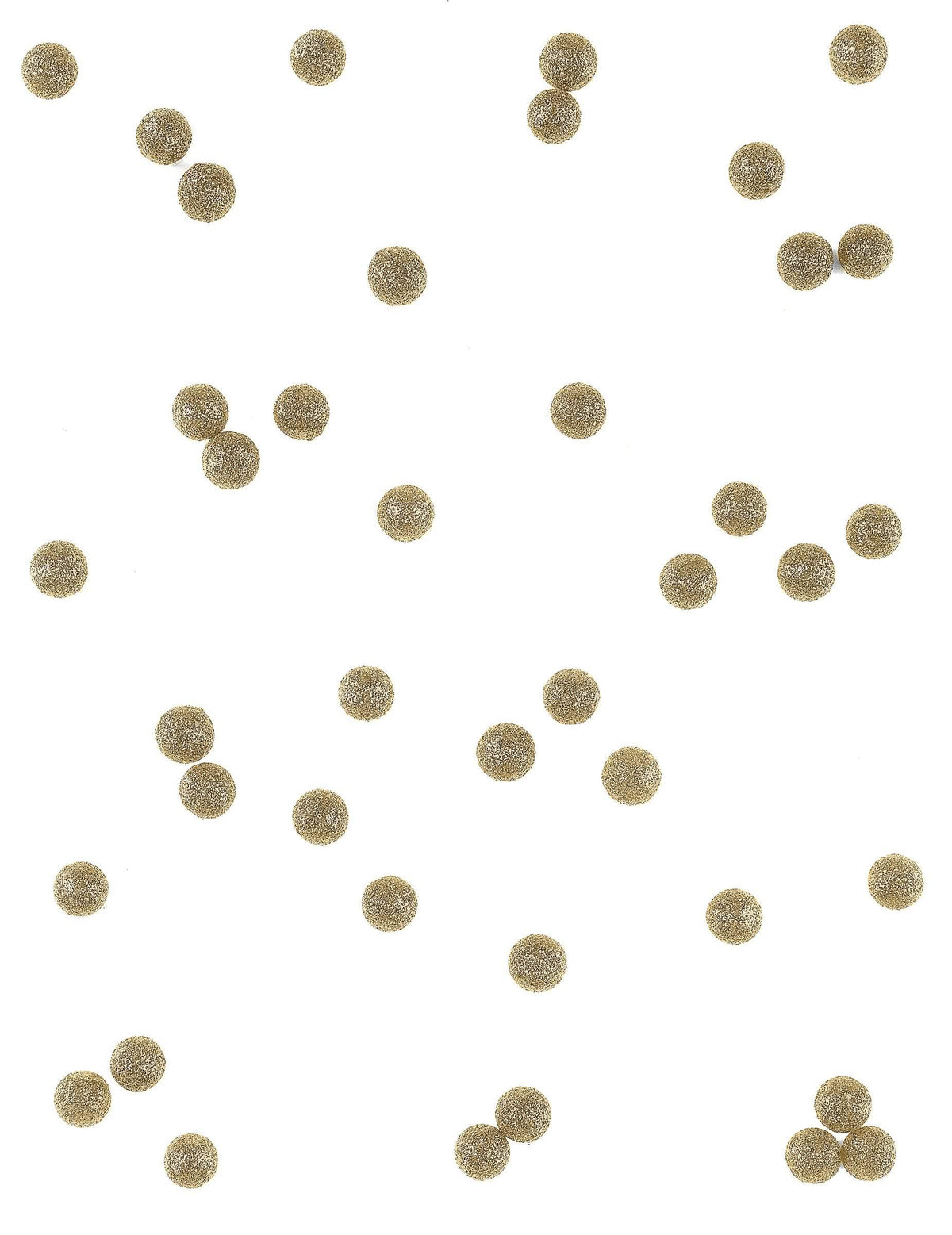 Vue d'ensemble des boules de décoration pailletées pour fête