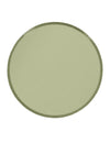 Assiettes en carton bi-color pour fête vert de gris et vert sauge