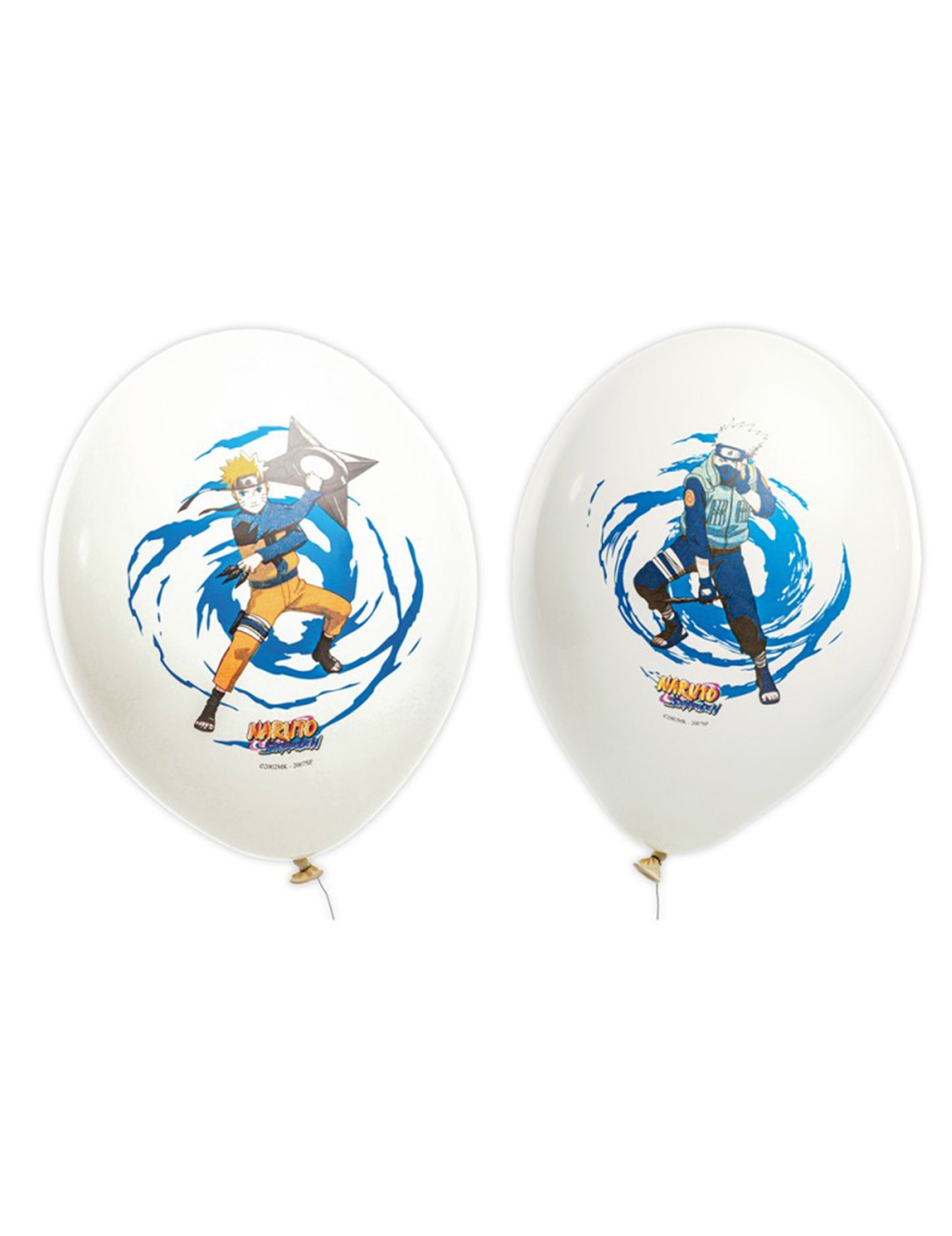 6 lateksipalloa Naruto/Kakashi Shippuden™ 27 cm