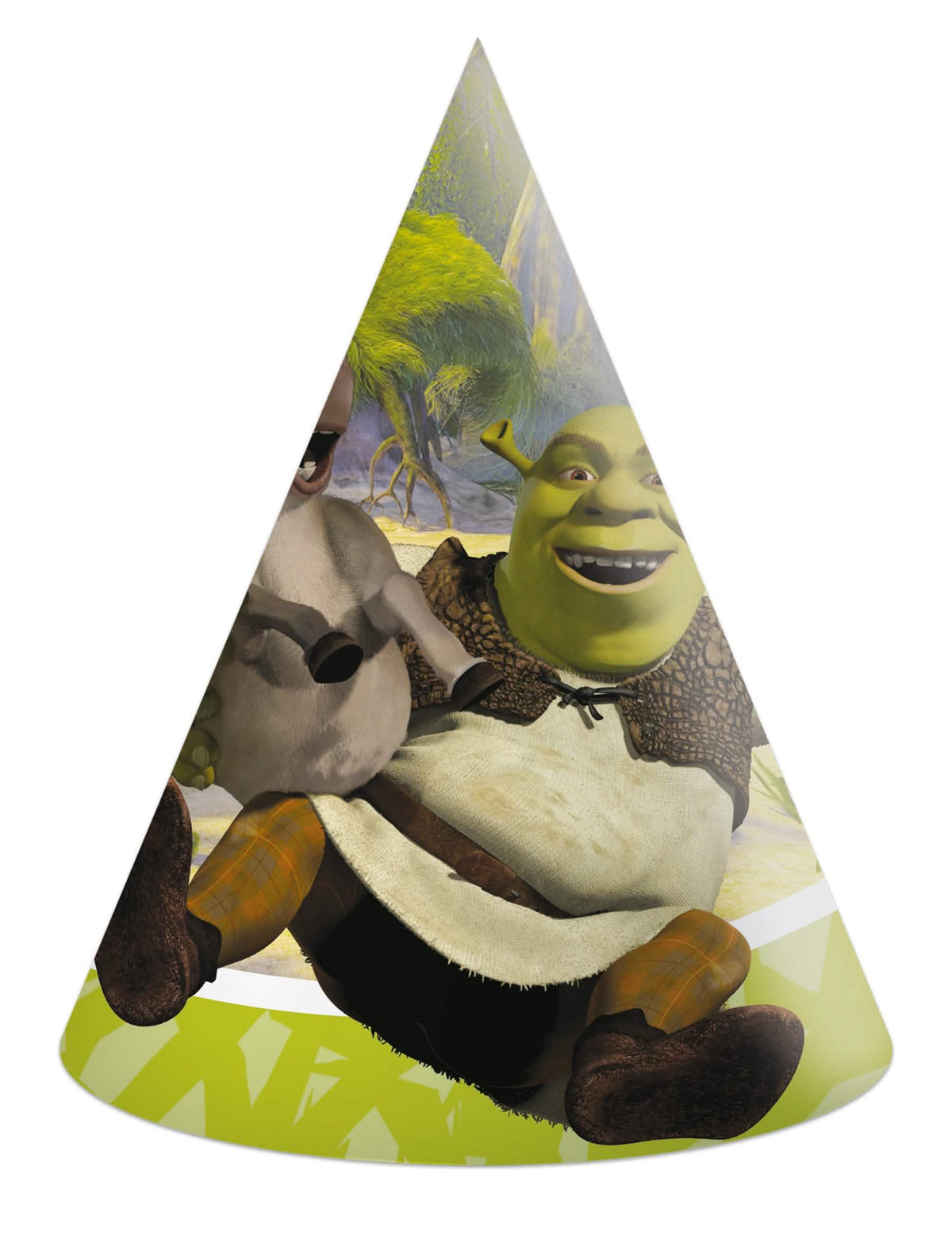 Juhlahattu Shrek lapsille vihreä aasilla