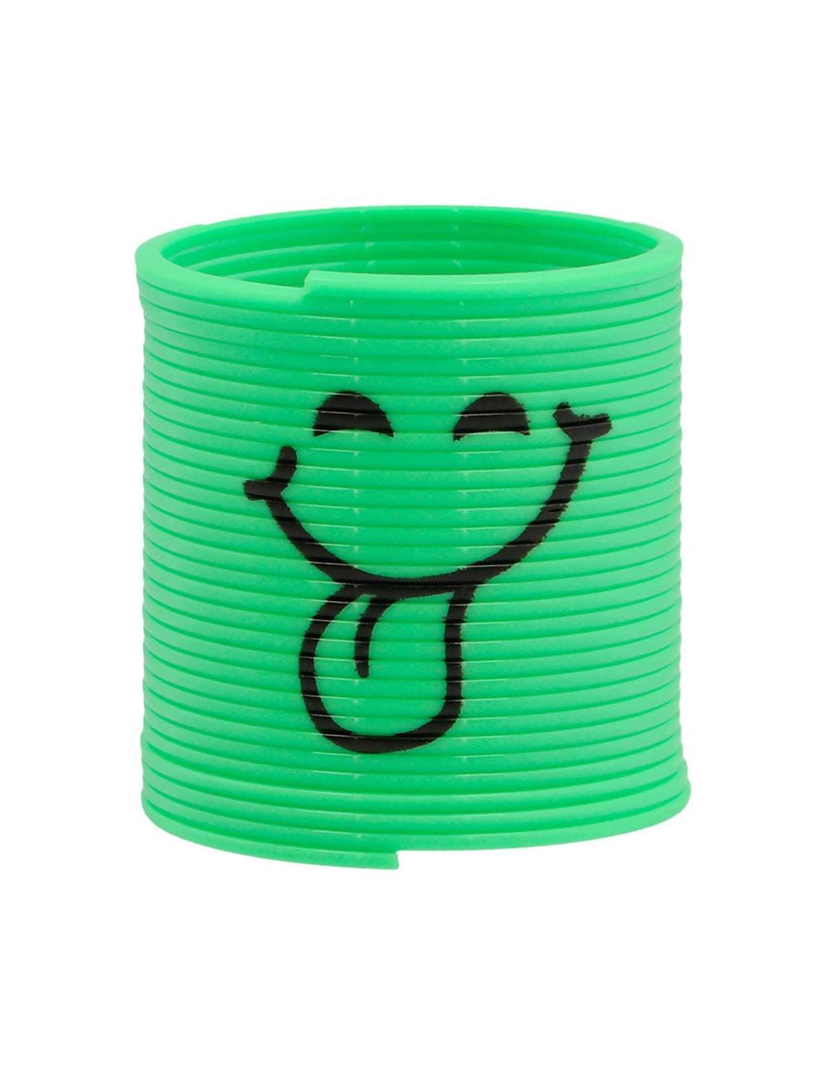 Vihreän slinky smileyn mallikuva lapsille
