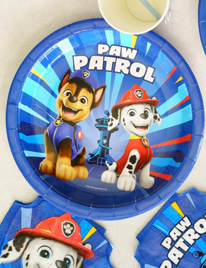 8 sinistä pahvilautasta Pat'patrouille™ 23 cm