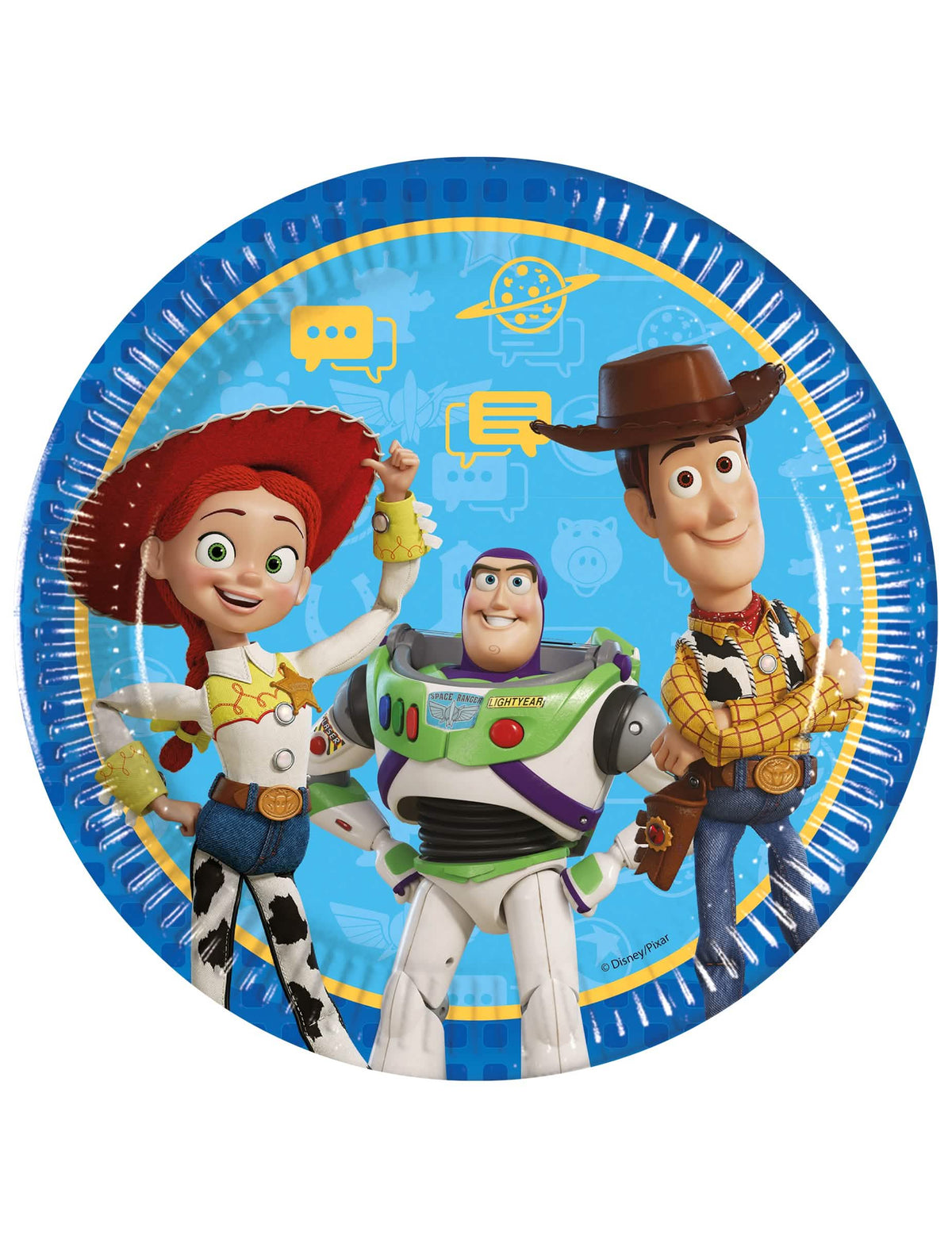 8 Kartonkilautasta Toy Story 5™ 23 cm