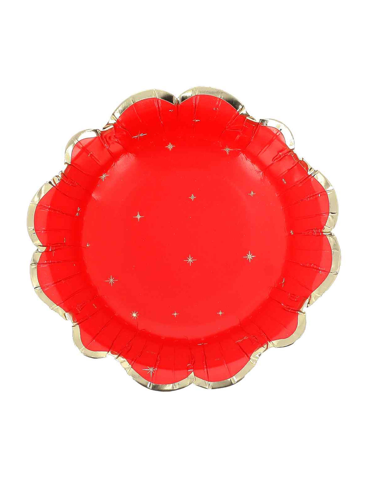 8 kpl ajaton joulu -kulhoja punainen ja kulta 13,5 cm