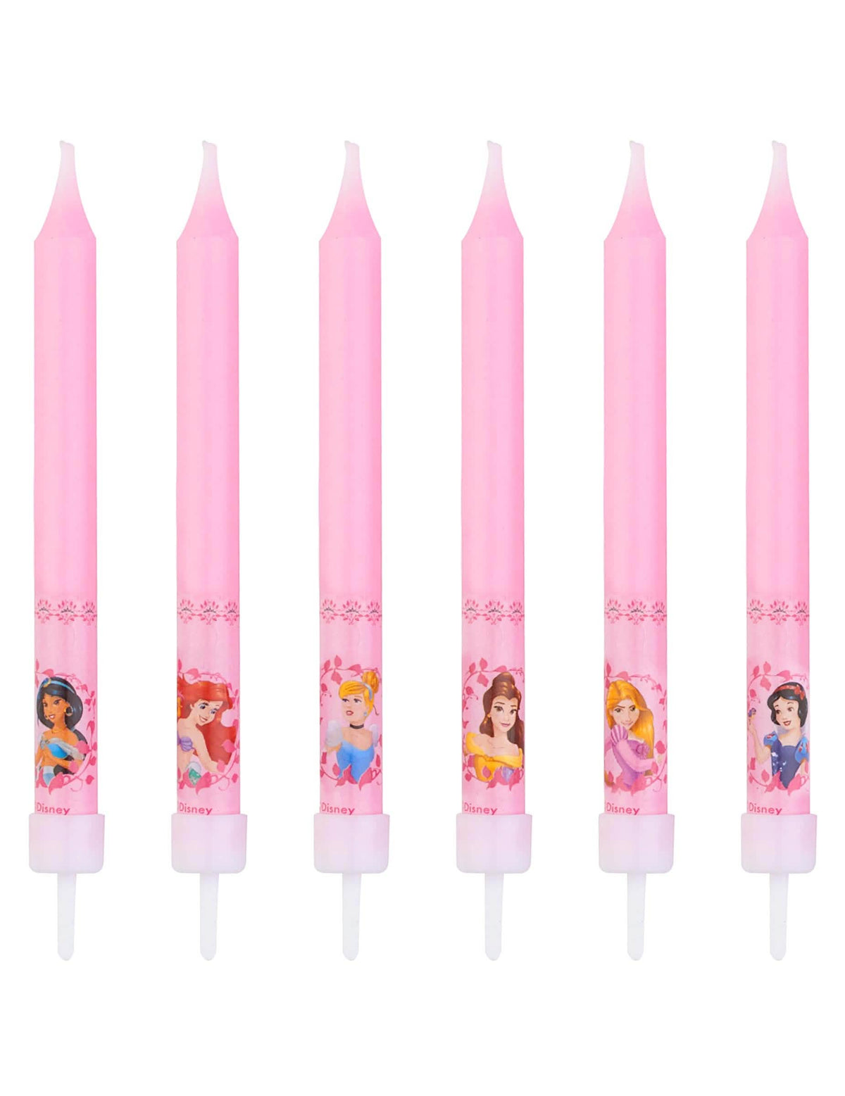 Pakkausnäkymä Disney-prinsessat-synttärikynttilöistä