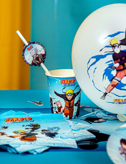 8 paperista Naruto Shippuden™ -kuppia 250ml