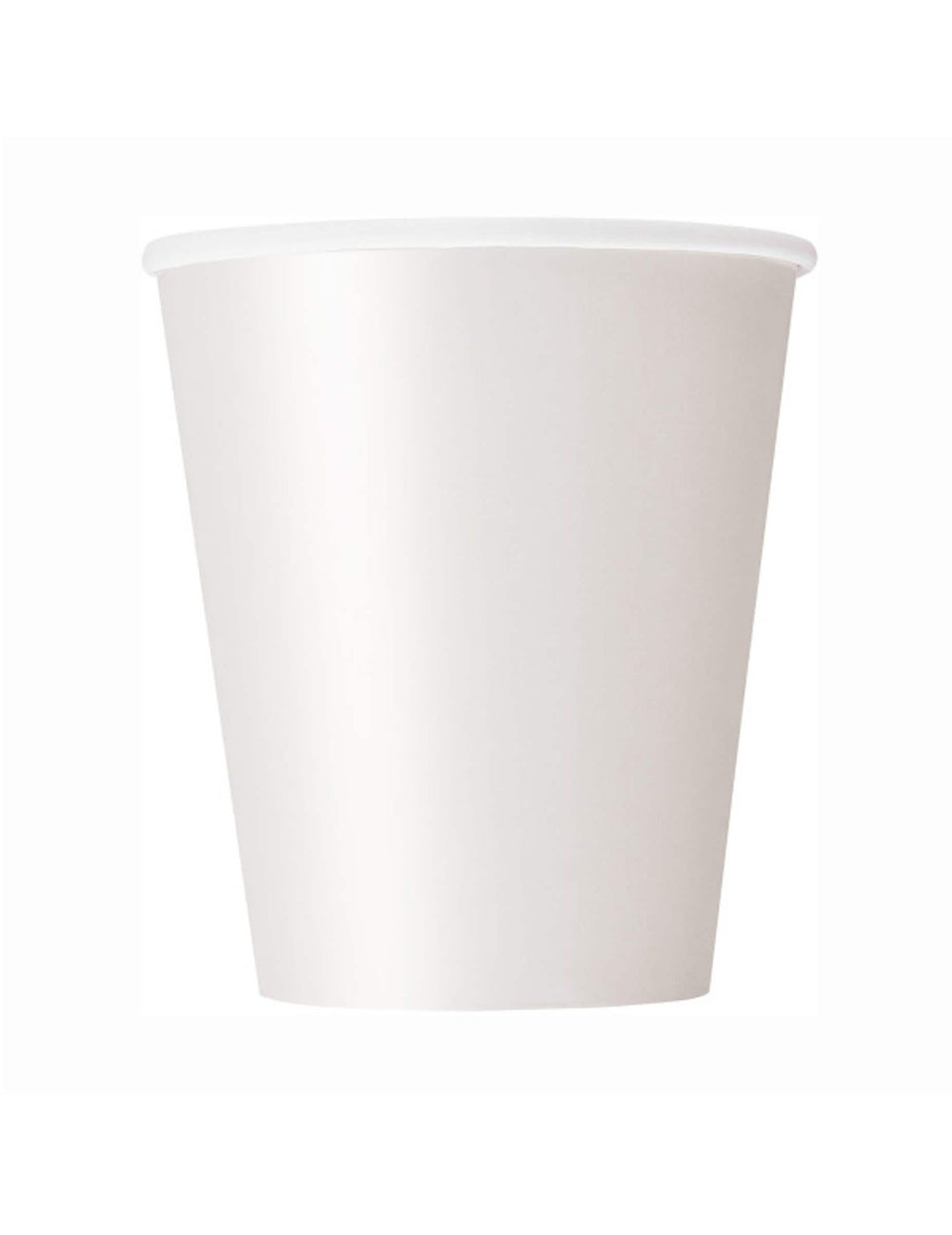 Valkoiset pahvimukit juhliin, 210 ml