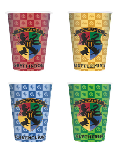 8 Harry Potter™ Tylypahka-tuvat pahvimukia 266 ml