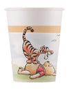 Gobelets en carton Winnie l'ourson pour enfant blanc avec Winnie et Tigrou