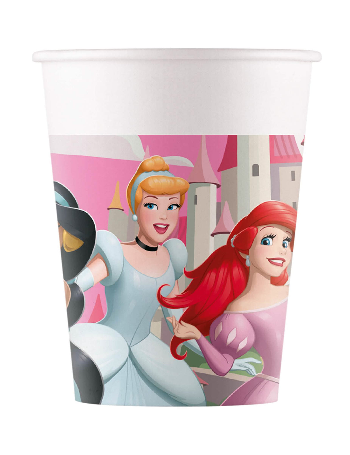 Gobelets Princesses Disney pour enfant roses avec Cendrillon et Ariel